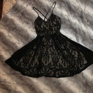 Lace strappy dress